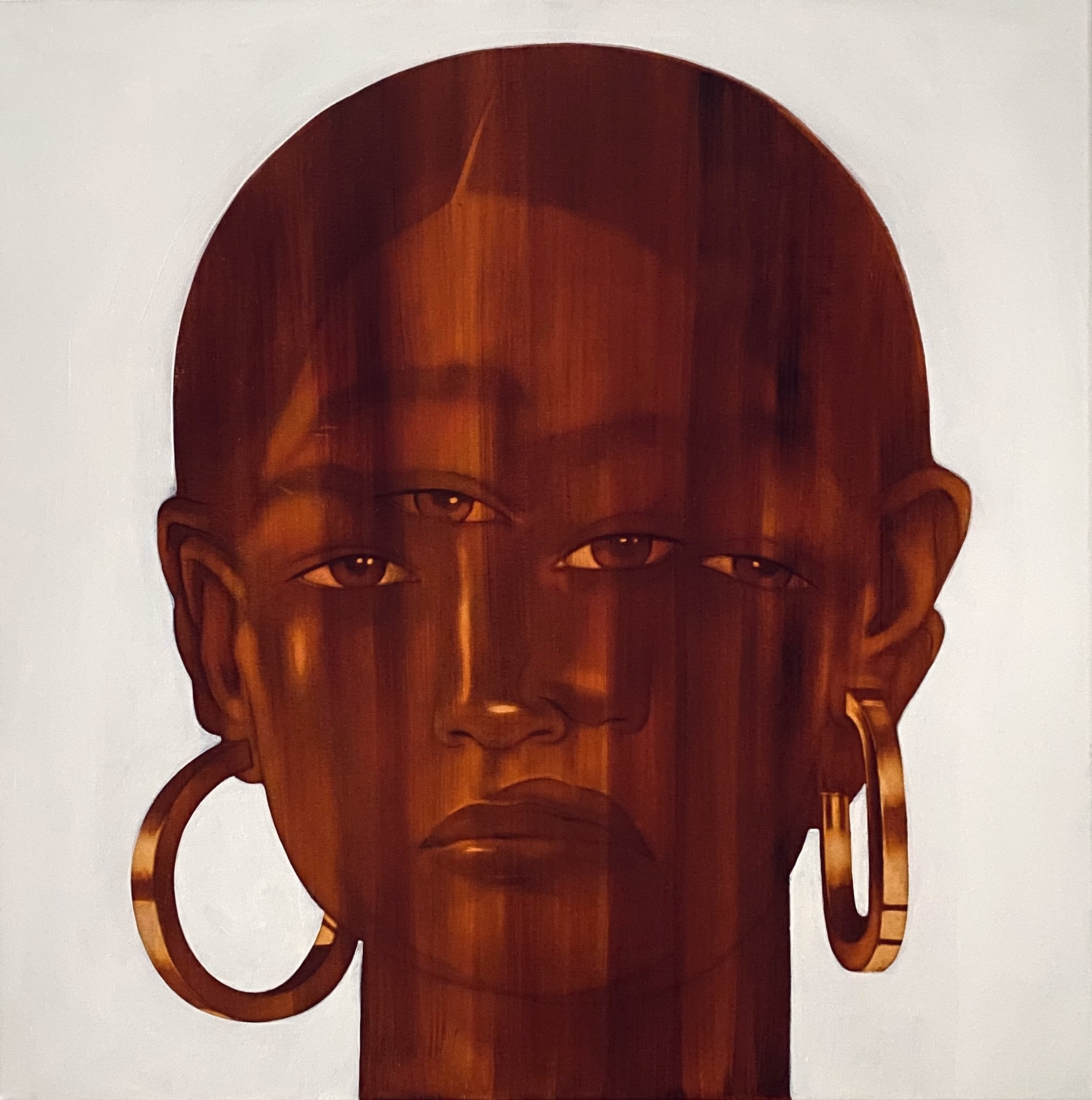 Duality series — oil and acrylic painting by Kateryna Reznichenko