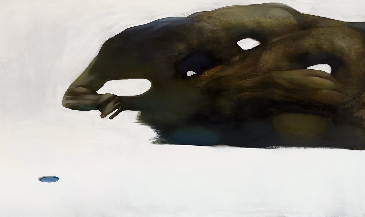 Untitled — Oil on canvas, 36x60 in., 2024, by Kateryna Reznichenko