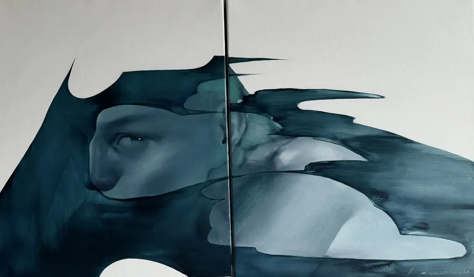 Untitled (no. 3), painting by Kateryna Reznichenko