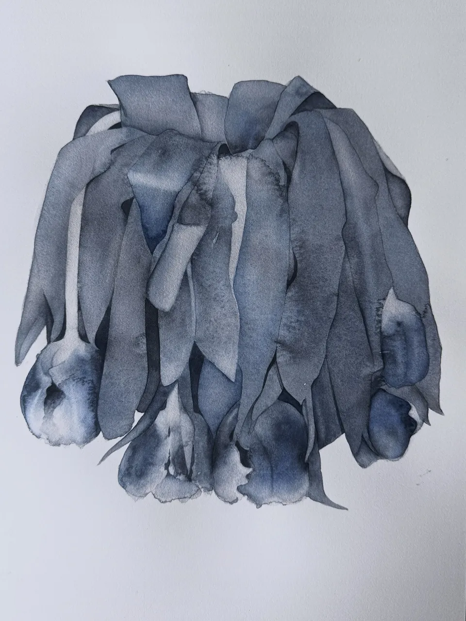 Untitled (Watercolor no. 26), watercolor on paper by Kateryna Reznichenko